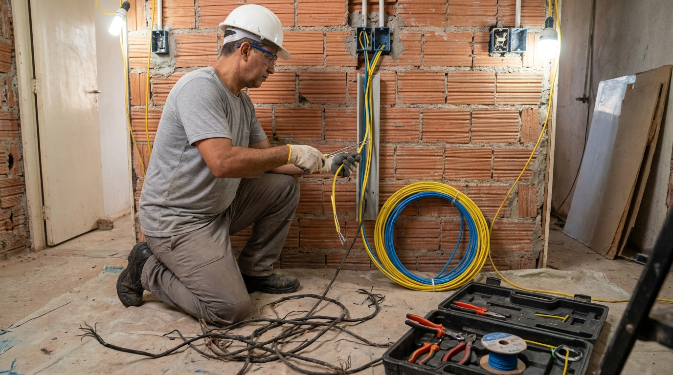 Adequação de Fiação em Taubaté‑SP