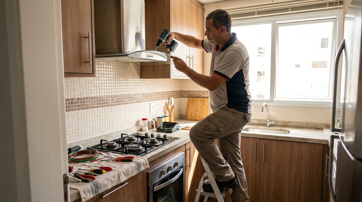 Instalação de Exaustor em Taubaté‑SP